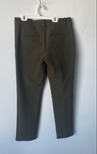 Load image into Gallery viewer, Ann Taylor Womens Green Pockets Flat Front Straight Leg Trousers Pants Size 4
