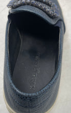 Load image into Gallery viewer, Karl Lagerfeld Paris Womens Ermine Blue Embellished Slip-On Sneaker Shoes Sz 8M

