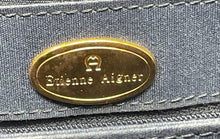 Load image into Gallery viewer, Authentic Etienne Aigner Womens Navy Blue Adjustable Strap Crossbody Purse
