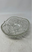Load image into Gallery viewer, Antique Clear American Brilliant Cut Glass Scalloped Edge Candy Dish Bowl
