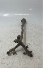 Load image into Gallery viewer, Vintage Gold-Tone Leafy Branch Taper Collectible Candlestick Candle Holder
