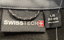 Load image into Gallery viewer, Swiss Tech Mens Gray Long Sleeve Full-Zip Windbreaker Jacket Size Large
