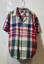 Load image into Gallery viewer, Tommy Hilfiger Mens Multicolor Plaid Cotton Collared Button-Up Shirt Size 2XL
