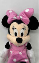 Load image into Gallery viewer, Disney Plush Minnie Mouse Stuffed Animal Doll With Pink Polka Dot Dress
