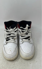 Load image into Gallery viewer, Nike Kids Air Jordan 1 Mid White Red Black Basketball Sneakers Shoes Size 7Y
