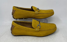 Load image into Gallery viewer, Alfani Mens Merry Yellow Suede Round Toe Slip-On Driving Loafer Shoes Size 8M

