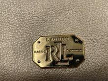 Load image into Gallery viewer, Authentic Lauren Ralph Lauren Womens Gold-Tone Leather Flap Clutch Wallet
