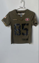 Load image into Gallery viewer, Nike Kids Green San Francisco 49ers Kittle #85 NFL Football T-Shirt Size S
