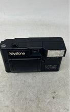 Load image into Gallery viewer, Keystone Everflash 3570 Black Built-In Flash 35mm Film Camera Not Tested
