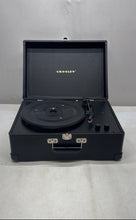 Load image into Gallery viewer, Crosley CR249 Black Portable Home Audio Keepsake Record Player Untested
