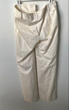 Load image into Gallery viewer, Ann Taylor Loft Womens White Flat Front Pockets Wide-Leg Dress Pants Size 4
