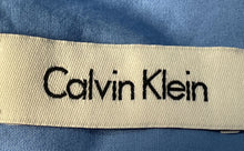 Load image into Gallery viewer, Calvin Klein Mens Blue Cotton Spread Collar Long Sleeve Dress Shirt Size 18 1/2
