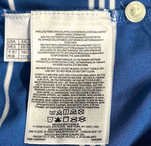 Load image into Gallery viewer, Brooks Brothers Mens Blue White Striped Collared Golf Polo Shirt Size 2XL
