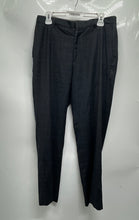 Load image into Gallery viewer, Calvin Klein Mens Black Printed Flat Front Slash Pocket Dress Pants Size 34X30
