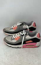 Load image into Gallery viewer, Nike Mens Air Max 90 White Gray Pink Low Top Lace-Up Sneaker Shoes Size 9

