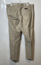 Load image into Gallery viewer, Banana Republic Mens Taupe Flat Front Straight Leg Aiden Chino Pants Size 34x30
