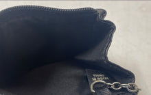 Load image into Gallery viewer, Coach Womens Black Signature Print Zipper Travel Mini Coin Wallet
