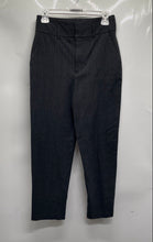 Load image into Gallery viewer, Zara Womens Gray Black Plaid Slash Pockets Straight Leg Dress Pants Size Small

