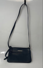 Load image into Gallery viewer, Michael Kors Womens Black Leather Adjustable Strap Zipper Mini Crossbody Bag
