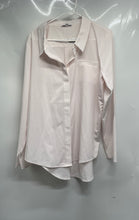 Load image into Gallery viewer, Calvin Klein Womens Light Pink Long Sleeve Collared Button-Up Shirt Size XL
