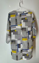 Load image into Gallery viewer, Armani Exchange Womens Multicolor Geometric Long Sleeve Shift Dress Size XXS
