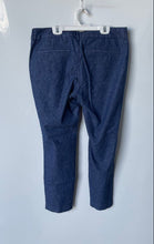Load image into Gallery viewer, Old Navy Womens Blue Flat Front Slash Pocket Mid-Rise Ankle Pants Size 12
