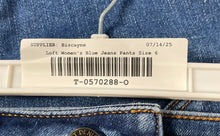 Load image into Gallery viewer, Loft Womens Blue Medium Wash Stretch Denim Bootcut Jeans Size 28/6
