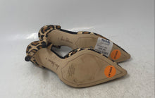 Load image into Gallery viewer, Sam Edelman Womens Delilah Brown Animal Print Slip-On D'Orsay Heels Size 6
