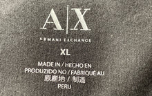 Load image into Gallery viewer, Armani Exchange Mens Black Graphic Print Crew Neck Pullover T-Shirt Size XL
