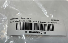 Load image into Gallery viewer, Plantronics Poly Blackwire 5220 USB-C Stereo Over The Ear Headphones Not Tested
