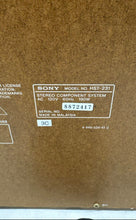 Load image into Gallery viewer, Sony HST-231 Black Stereo Component System Double Cassette Tape Deck Not Tested
