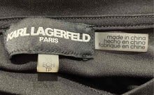 Load image into Gallery viewer, Authentic Karl Lagerfeld Paris Womens Black Multicolor T-Shirt Dress Size XS
