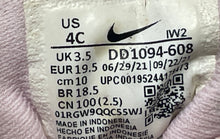 Load image into Gallery viewer, Nike Kids Revolution 6 DD1094-608 Pink Lace-Up Low Top Sneaker Shoes Size 4C
