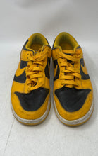 Load image into Gallery viewer, Nike Mens Dunk Low Black Yellow Championship Goldenrod Sneaker Shoes Size 10.5
