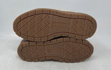 Load image into Gallery viewer, Puma Kids Karmen II Idol 400371-01 Beige Suede Lace-Up Sneakers Shoes Size 4
