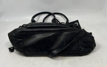 Load image into Gallery viewer, Michael Kors Womens Black Leather Shoulder Strap Double Handle Satchel Purse
