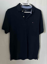 Load image into Gallery viewer, Tommy Hilfiger Mens Blue Cotton Short Sleeve Collared Polo Shirt Size Small
