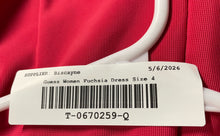 Load image into Gallery viewer, Guess Womens Fuchsia Off-The-Shoulder Back-Zip Sheath Dress Size 4
