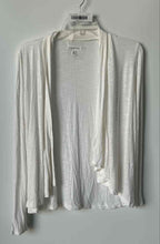 Load image into Gallery viewer, Aeropostale Womens White Long Sleeve Knitted Open Front Cardigan Sweater Size S

