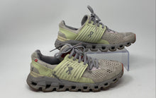 Load image into Gallery viewer, On Womens Cloudswift Gray Green Round Toe Low Top Lace-Up Running Shoes Size 8.5
