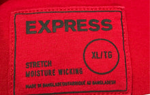Load image into Gallery viewer, Express Mens Red Collared Stretch Short Sleeve Golf Polo Shirt Size XL
