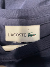 Load image into Gallery viewer, Lacoste Mens Blue Pima Cotton Short Sleeve Crew Neck Pullover T-Shirt Size XL

