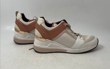 Load image into Gallery viewer, Michael Kors Womens Beige Low Top Lace-Up Sneaker Shoes Size 8
