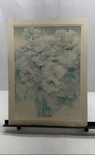 Load image into Gallery viewer, Barbara Johnson Study In Blues White Flower Still Life Art Painting
