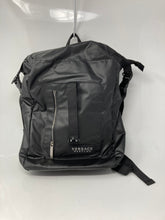 Load image into Gallery viewer, Versace Parfums Womens Black Outer Pocket Adjustable Strap Travel Backpack

