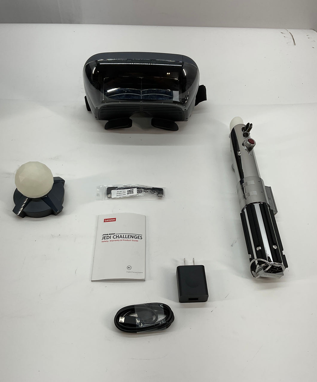 Lenovo Star Wars Jedi Challenges AR Headset Kit With Lightsaber And Beacon