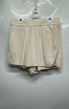 Load image into Gallery viewer, Zara Womens Beige Elastic Waist Stretch Pull-On Sweat Shorts Size Medium
