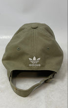 Load image into Gallery viewer, Adidas Womens Green Cotton Embroidered Logo Adjustable Baseball Cap Size OSFW
