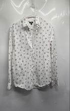 Load image into Gallery viewer, Express Mens White Long Sleeve Collared Slim-Fit Button-Up Shirt Size Medium
