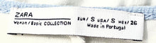 Load image into Gallery viewer, Zara Womens White Graphic Round Neck Sleeveless Blouse Top Size Small
